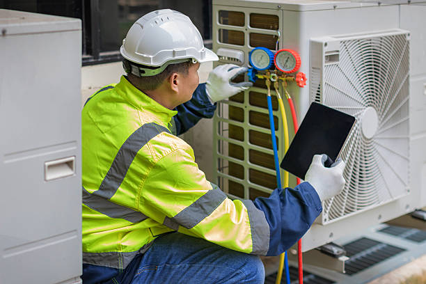 Professional Air Conditioning Repair technician working in Preston, CT